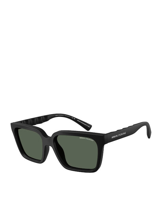 Armani Exchange Мъжки Слънчеви Очила с Черна Пл...