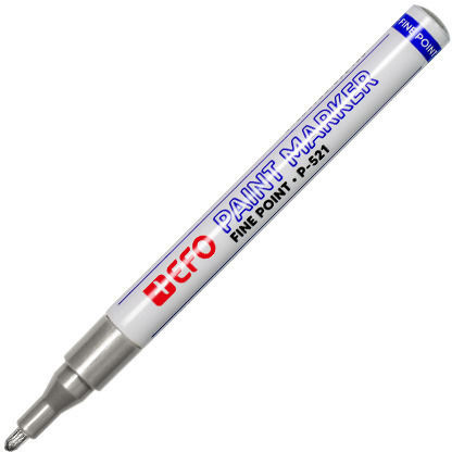 Marker cu ulei +efo P-521 Fin Argintiu