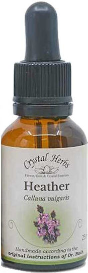 Crystal Herbs Ρείκι (heather) Blütenessenzen 25ml 1Stück