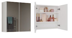 Pola 2dl White Bathroom Cabinet