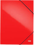 Elastic Folder No277 25x35cm Red