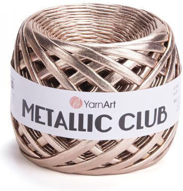 YarnArt Metallic Club Μεταλλικό Πολυεστέρας Rose Gold 55m 180gr