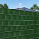 Garden Privacy Fence Panel Pvc 35 X 0.19 M Green