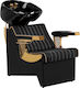 Λουτηρες Κομμωτηριου Gabbiano Barbershop Marcus Gold Μαύρο