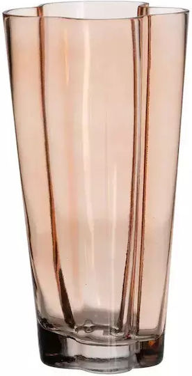 Ixia Regal Διακοσμητικό Βάζο Γυάλινο Καφέ 15x15xΥ30cm