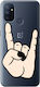 Oneplus Nord 100 Rock Transparente Silikon TPU Hülle