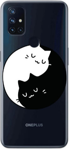 Oneplus Nord 10 Комплект Прозрачен Силиконов TPU Калъф Love