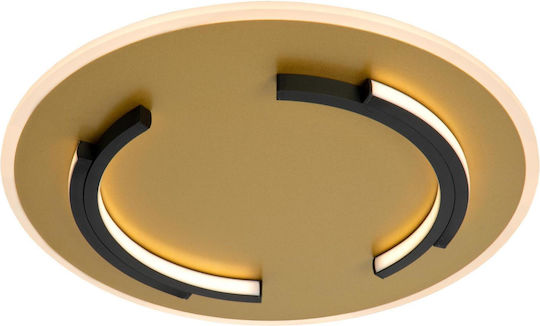 Lucide Lightning Φωτιστικό Πλαφονιέρα Οροφής 39.6εκ. Κίτρινη με Ενσωματωμένο LED
