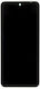Οθόνη mit Touch-Mechanismus und Rahmen für Redmi Note 12 5G (Schwarz)