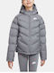 Kids' Sports Jacket with Lining & Hood Grey NSW