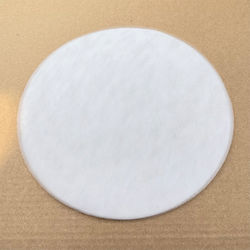 White Round Tulle 25x25cm 50pcs Tou5l Rin-tou5l