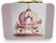 Metallkoffer Kutsche Thema Roségold M37a140 Rin...