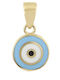 Kontopoulos Gold Eye Charm 14K