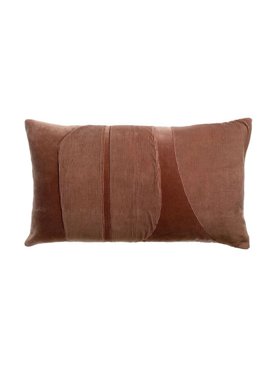 Vivaraise Vivaraise Sofa Cushion Fara 100% Cotton Bois De Rose 40x65cm