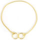 Snake Chain Gold Brass Gold Plated OEM 45cm