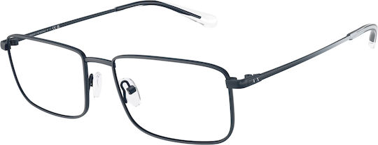 Armani Exchange Men's Metal Prescription Eyeglass Frame Blue AX1069 6099