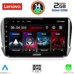 Lenovo Ηχοσύστημα Peugeot 2008 / 208 2012-2021 με Bluetooth, USB, GPS Lenovo Ηχοσύστημα Peugeot 2008 / 208 2012-2021 με Bluetooth, USB, GPS