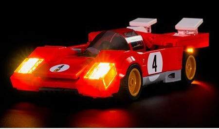Light My Bricks Light Kit Lego #76906 Speed Champions 1970 Ferrari 512 M 3822