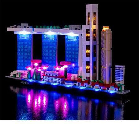 Light My Bricks Light Kit Lego #21057 Singapore 3051