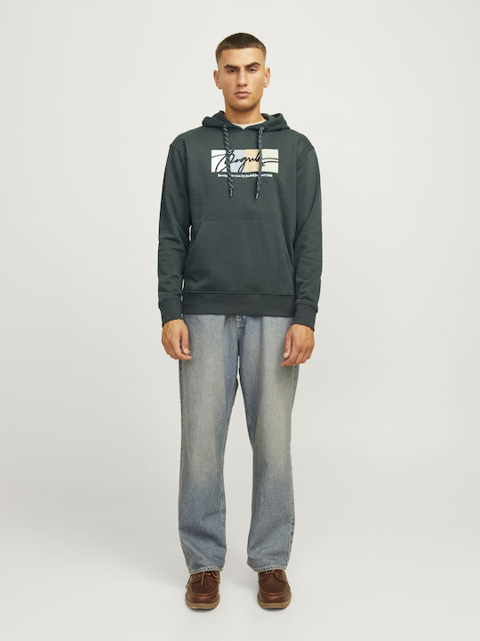 Jack & Jones Sweatshirt with Hood Khaki