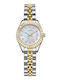 Damen Uhr mit Gold Metallarmband