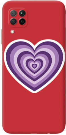 Huawei P40 Lite My Heart Is Yours 2 Red Colored Silicone Tpu Θήκη