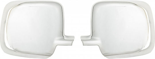 Chrome Mirror Covers Compatible Citroen Bipper 2008-2015 Abs Plastic