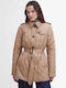 Tummel Women's Short Puffer Jacket for Winter Beige