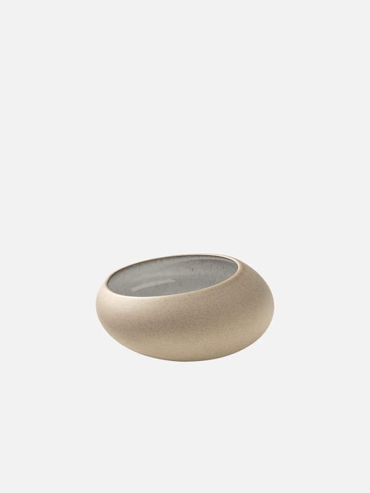 Playground Porcelain Salad Bowl Beige