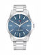 Tommy Hilfiger Bruce Men's Watch 43mm Battery with Silver Metal Bracelet