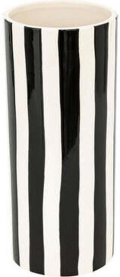 Atmosphera Vază Decorativă Ceramică Alb 13x13x30cm 1buc