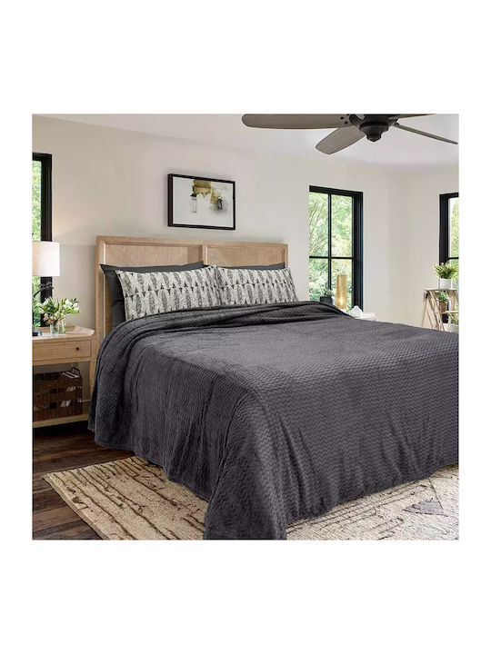 Lino Home Pelusa Κουβέρτα Fleece Μονή 160x220εκ...