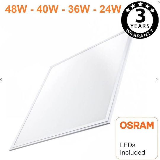 Osram LED Panel 48W mit Kaltweiß Licht 5700K