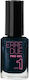 Erre Due Glossy Long Lasting Nail Polish Black 605 12ml