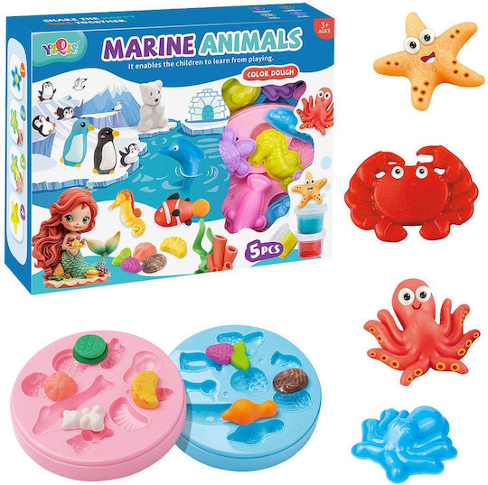 ToyMarkt Plasticine Game for 3+ Years, 2 Can