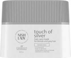 Nish Lady Touch Of Silver Hair Mask 275ml