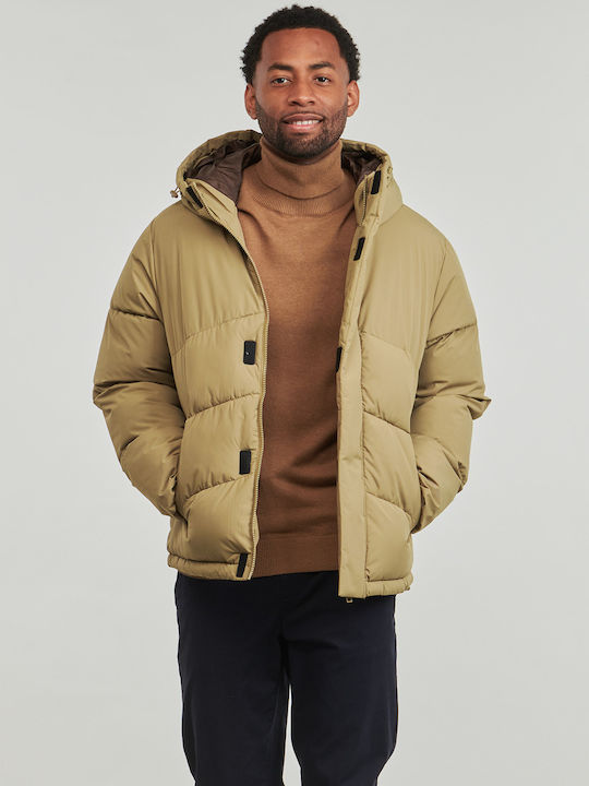 Jack & Jones Зимно Мъжко Якето Puffer Бежово