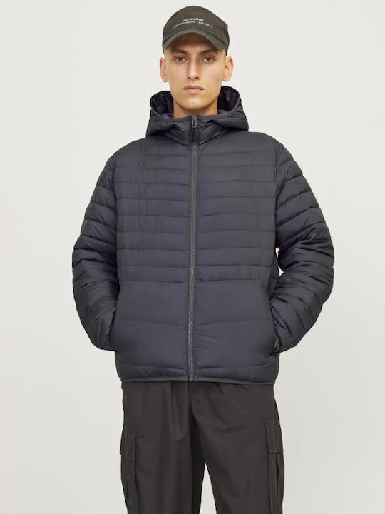 Winter Jacke Puffer Winddicht Asphalt