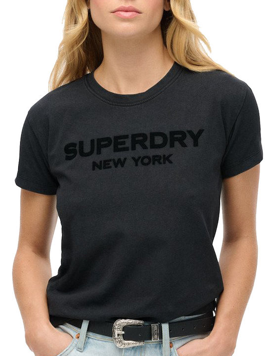 Superdry Graphic Fitted T-Shirt Black