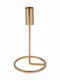Koopman Candle Holder Metal in Gold Color 10x19cm 1pcs