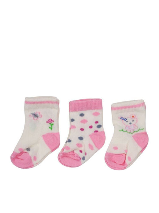 Findik Bebe Kindersocken Pink 3 Paar