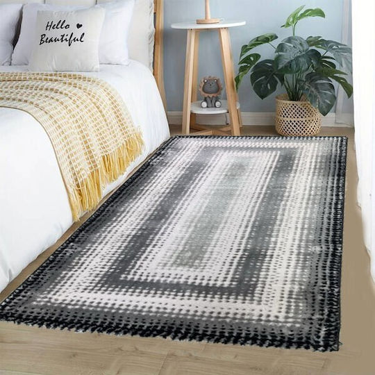 SpitiBazaar Modern Bedroom Rugs Set Black and white SB-20154833 3pcs