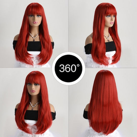 Перука с права червена коса Ophelia's Dream Toys 10wig-453a