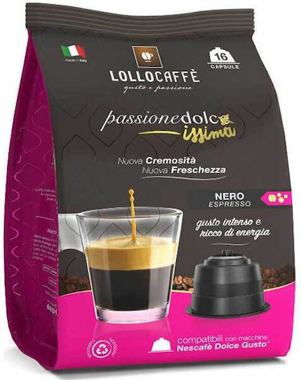 Lollo Nero 16 Τμχ Dolce Gusto