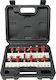 SKS Tools Σετ Φρέζες 6mm 12τμχ