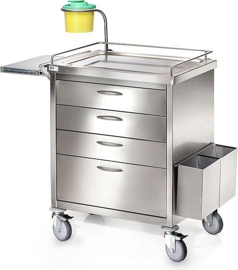 DM Construction Τροχήλατο Τραπεζάκι Nursing W70xD50xH85cm D-23-1