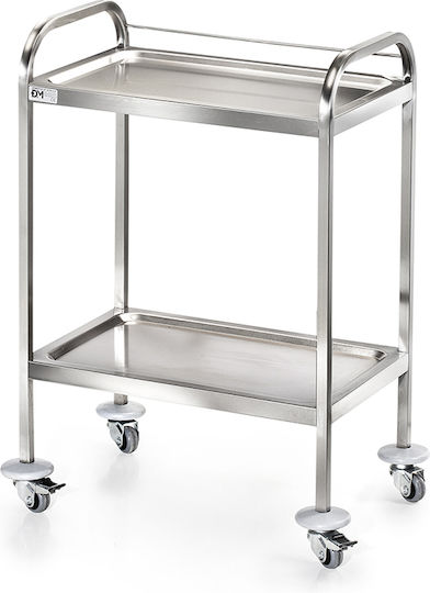 DM Construction Τροχήλατο Τραπεζάκι Krankenpflege B40xT60xH80cm D-38