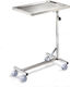 DM Construction Τροχήλατο Τραπεζάκι Chirurgie mit einstellbarer Höhe B50xT70xH80cm D-46