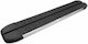 Side Step Set Supports Compatible Peugeot Boxer 2006-> Medium Body Sline Design Black Chrome Edge