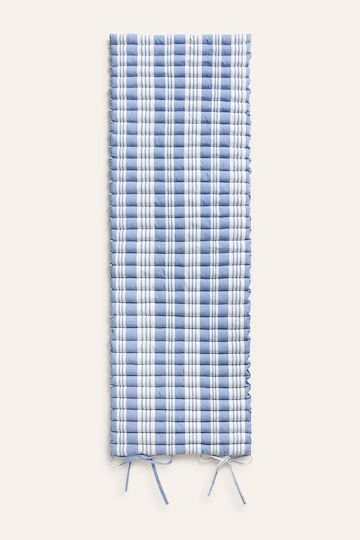 Calma House Für Sitzbank-Kissen Gartenstuhlkissen Blau 60x175cm